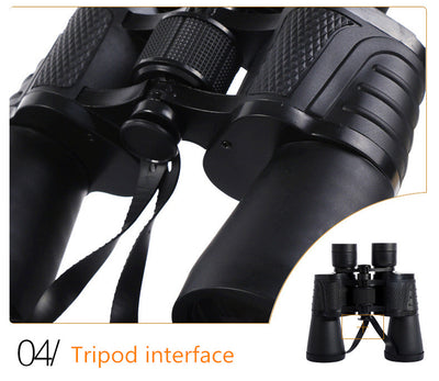 20x50 Outdoor Hunting Camping Binoculars HD Professional Military Telescopes Hiking Powerful Optics Telescopio FMC Telescopes