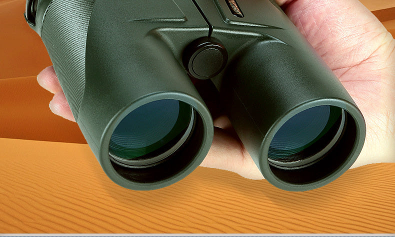 USCAMEL Military HD 10x42 Binoculars Professional Hunting Telescope Zoom High Quality Vision No Infrared Eyepiece Army Green