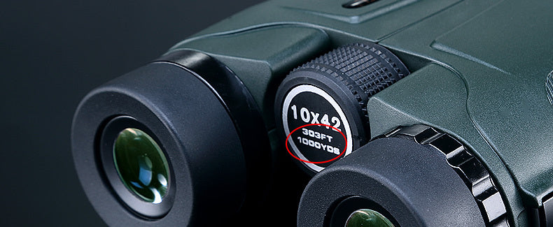 USCAMEL Military HD 10x42 Binoculars Professional Hunting Telescope Zoom High Quality Vision No Infrared Eyepiece Army Green