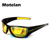 2017 New Night Vision Sunglasses Men Brand Designer Fashion Polarized Night Driving Enhanced Light At Rainy Cloudy Fog Day