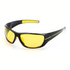 2017 New Night Vision Sunglasses Men Brand Designer Fashion Polarized Night Driving Enhanced Light At Rainy Cloudy Fog Day