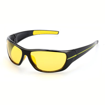 2017 New Night Vision Sunglasses Men Brand Designer Fashion Polarized Night Driving Enhanced Light At Rainy Cloudy Fog Day