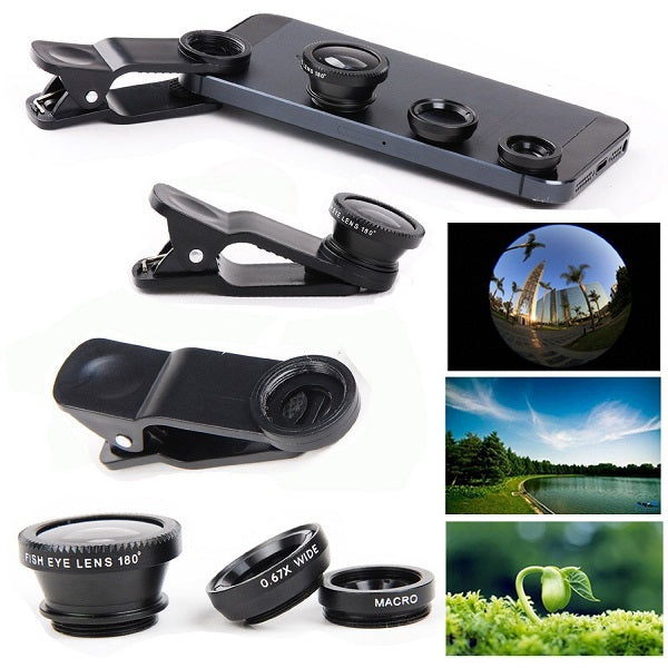 15in1 Phone Camera Lens Kit 12X Telephoto Zoom Lentes Telescope Fish eye Macro Wide Angle lenses For iPhone 8 7 6 5 s Smartphone
