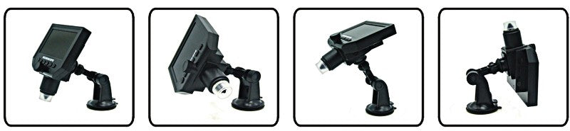 1-600x 3.6MP USB Digital Electronic Microscope Portable 8 LED VGA Microscope With 4.3" HD OLED Screen for pcb motherboard repair