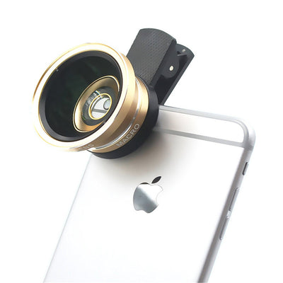 HD Phone lenses kit 12x Zoom Telephoto 0.45X Wide Angle 15X Super Macro Lens For iPhones Samsung Smartphones Clip Camera Lenses