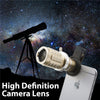 HD Phone lenses kit 12x Zoom Telephoto 0.45X Wide Angle 15X Super Macro Lens For iPhones Samsung Smartphones Clip Camera Lenses