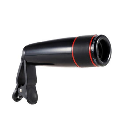 EDAL Clip On 12X Telephoto Lens Smart Phone Optical Zoom Telescope Camera Lenses External Smartphone Camera Lens For IPhone