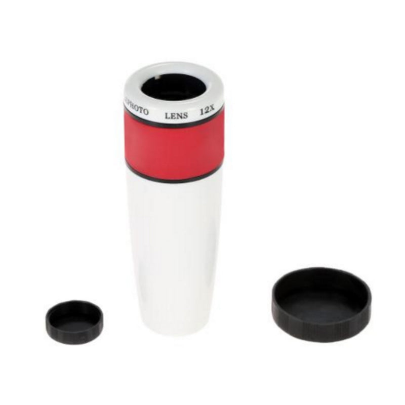 EDAL Clip On 12X Telephoto Lens Smart Phone Optical Zoom Telescope Camera Lenses External Smartphone Camera Lens For IPhone