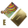 Brainbow 1piece Unbreakable Card Makeup Mirrors Shatter-Proof Pocket Mirror Compact Maquillaje Portable and Protective PU Sleeve
