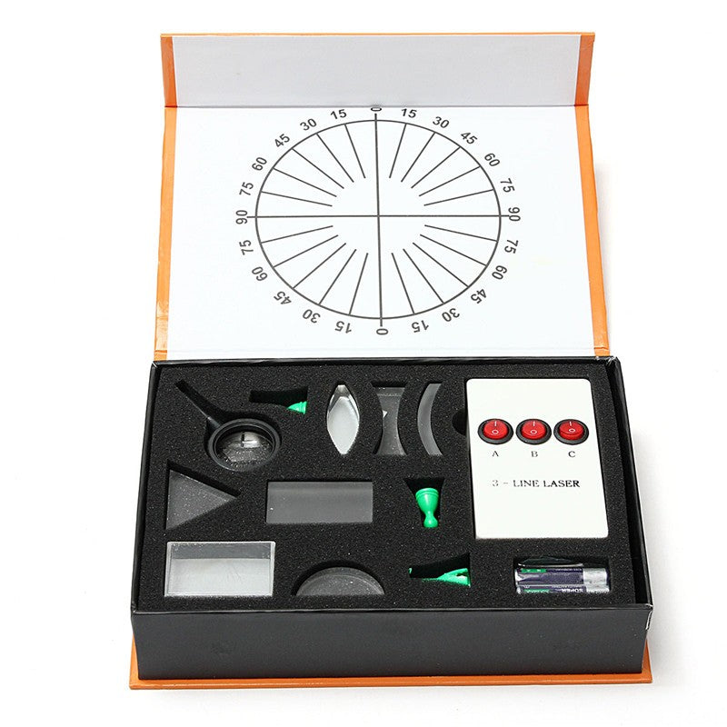 Physical Science Optical Experiments Triangular Prism Convex Lens Physics Optical Instruments Durable Quality