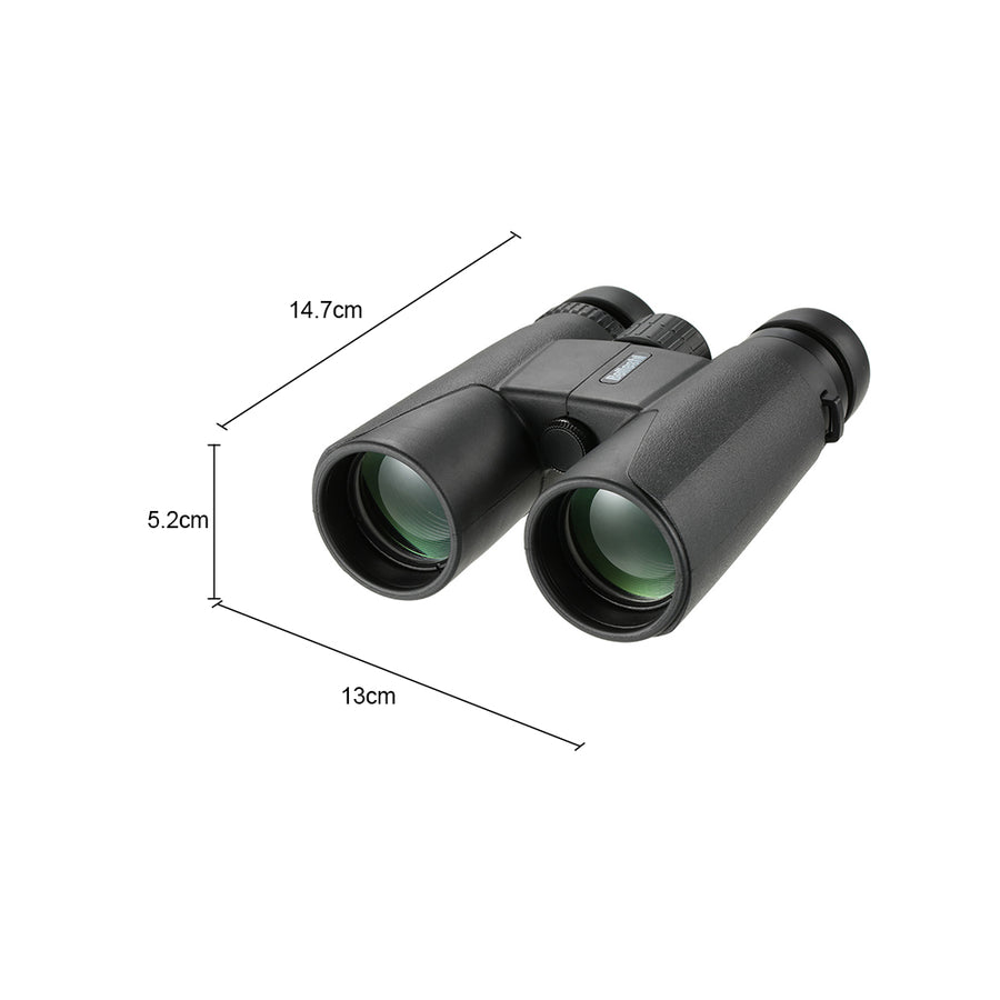 HD 10x42 Compact Binoculars Long Range High Zoom Military Hunting Telescope Wide-Angle Fogproof Shockproof Eyepiece Optics