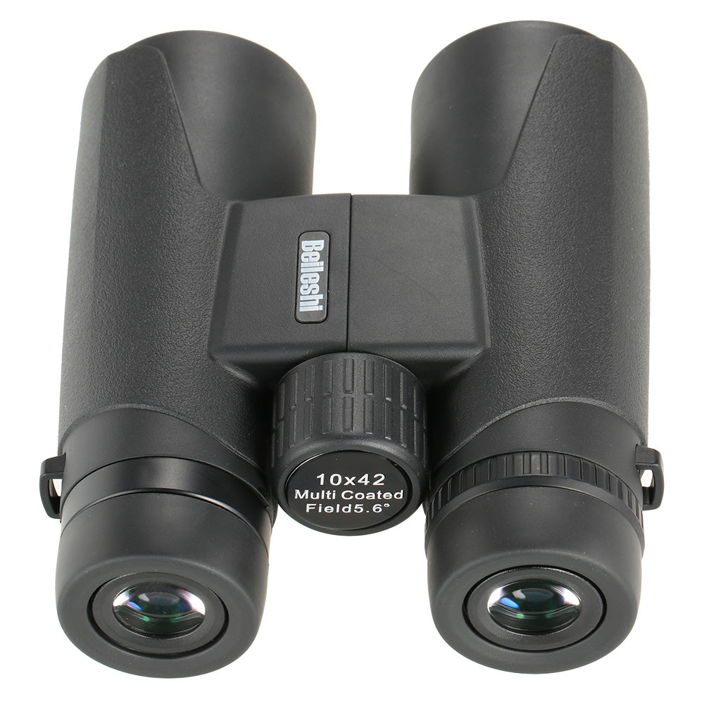 HD 10x42 Compact Binoculars Long Range High Zoom Military Hunting Telescope Wide-Angle Fogproof Shockproof Eyepiece Optics