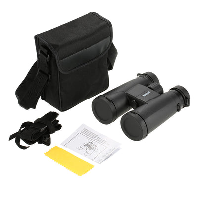 HD 10x42 Compact Binoculars Long Range High Zoom Military Hunting Telescope Wide-Angle Fogproof Shockproof Eyepiece Optics