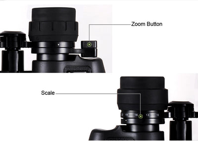 Eyeskey High Power Zoom 10-22x50 Binoculars Bak4 Porro Prism w/ Carry Case & Strap New Hight Power Binoculars