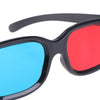 2017 Fashion NEW Type Universal 3D Glasses / Red Blue Cyan 3D Glasses Anaglyph 3D Plastic Glasses