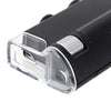 Portable Loupe Magnifier for Jewelry Gem 60-100X Multifunctional Adjustable Microscope Magnifying Tool with LED and UV Light