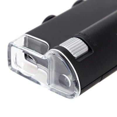 Portable Loupe Magnifier for Jewelry Gem 60-100X Multifunctional Adjustable Microscope Magnifying Tool with LED and UV Light