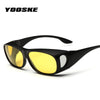 YOOSKE High-end Polarized Set of Glasses HD Vision Sunglasses Men Myopia Mirror Night Driving Sunglass Over Wrap Arounds Eyewear