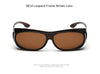 YOOSKE High-end Polarized Set of Glasses HD Vision Sunglasses Men Myopia Mirror Night Driving Sunglass Over Wrap Arounds Eyewear