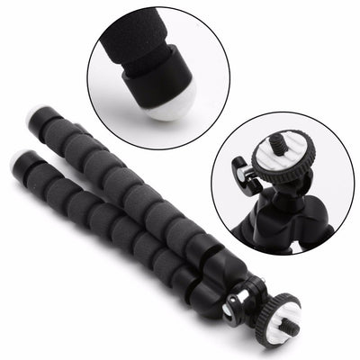 Universal Flexible Mini Tripod Portable Octopus Stand Mount Bracket Holder Monopod For GoPro Camera Mobile Phones