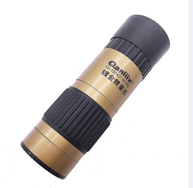 Hot selling 10-100X All-optical pocket zoom HD Monocular Telescope TC04 binoculars with FMC green film For Tourism - Sarahs Collection
