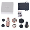 HD Phone lenses kit 12x Zoom Telephoto 0.45X Wide Angle 15X Super Macro Lens For iPhones Samsung Smartphones Clip Camera Lenses