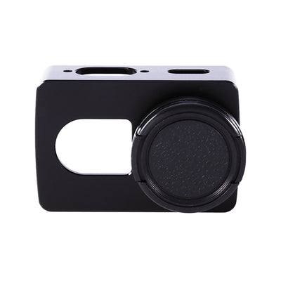 For Xiaomi Yi 4k CNC Aluminum Alloy Frame Case+Lens Protective Cover Without UV Lens For Sport Action Video Cameras Accessories