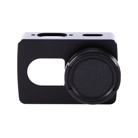 For Xiaomi Yi 4k CNC Aluminum Alloy Frame Case+Lens Protective Cover Without UV Lens For Sport Action Video Cameras Accessories