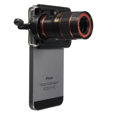 High Quality 8X Zoom Telephoto Lenses Optical Telescope Camera Lens With Clips For Xiaomi redmi 2 3 S 4 note 3 MI4 MI5 MI6