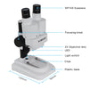 AOMEKIE 20X Binocular Stereo Microscope LED PCB Soldering Tool Mobile Phone Repair Slides Mineral Watching Microscope Kids Gift