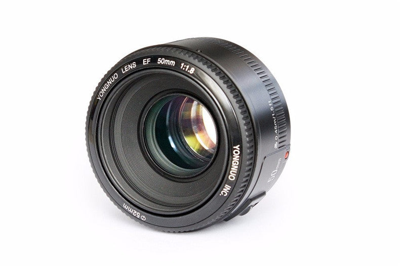 YONGNUO YN50mm Lens fixed focus EF 50mm F1.8 AF/MF lense Large Aperture Auto Focus Lens For Canon EOS 60D 70D 700D DSLR Camera