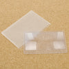 10 PCS Magnifiers Credit Card Shape 3 X Transparent Magnifier Magnification Magnifying Fresnel LENS Made of  Plastics