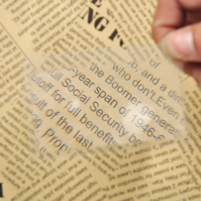 10 PCS Magnifiers Credit Card Shape 3 X Transparent Magnifier Magnification Magnifying Fresnel LENS Made of  Plastics