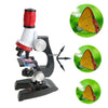 Design Microscope 100X 400X 1200X Illuminated Monocular Biological Microscope for Children Education Toy Tool 2016 New