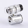 Latest Fancy 60x Handheld Mini Pocket Microscope Loupe Jeweler Magnifier With LED Light 92TV Currency Dectector Ferramentas