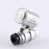 Latest Fancy 60x Handheld Mini Pocket Microscope Loupe Jeweler Magnifier With LED Light 92TV Currency Dectector Ferramentas