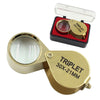 2017 Portable 30X Power 21mm Jewelers Magnifier Gold Eye Loupe Jewelry Store Lowest Price Magnifying Glass with Exquisite Box