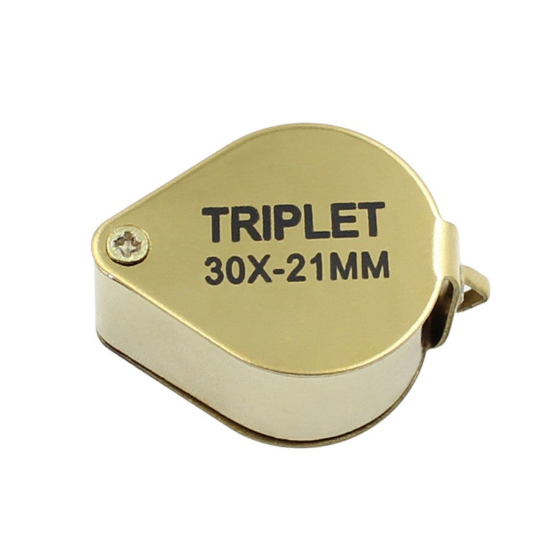 2017 Portable 30X Power 21mm Jewelers Magnifier Gold Eye Loupe Jewelry Store Lowest Price Magnifying Glass with Exquisite Box
