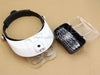 Headband LED Lamp Light Illuminating Magnifier Magnifying Glass Loupe Headlamp S08 Drop ship
