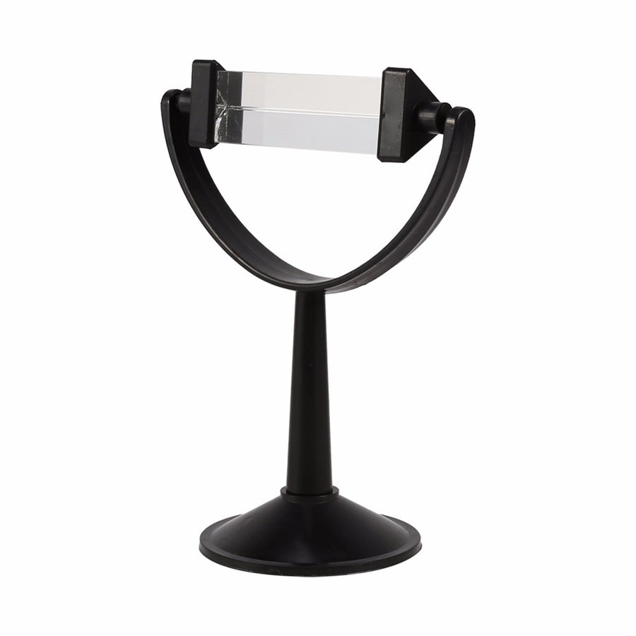 Optical Glass Triple Triangular Prism with Stand Physics Light Spectrum Tool Optical Element Tools Accessories Hot Selling