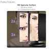 3 Folding Touch Screen Makeup Led Light Mirror Vanity Mirror With Led Light 1X/2X/3X Table Desktop Magnifying Mirror For Make Up