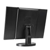 3 Folding Touch Screen Makeup Led Light Mirror Vanity Mirror With Led Light 1X/2X/3X Table Desktop Magnifying Mirror For Make Up