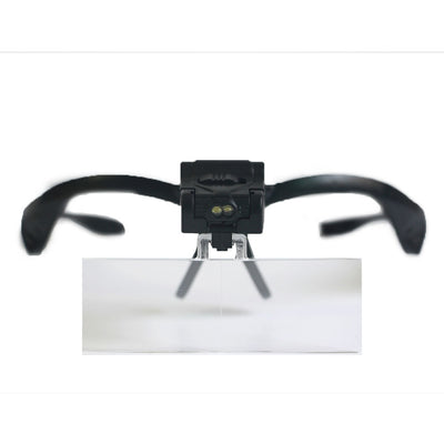 Headband Magnifying Glass Eye Repair Magnifier 2 LED Light 1.0/1.5/2.0/2.5/3.5X 5PC Glasses Loupe Optical Lens Free Shipping