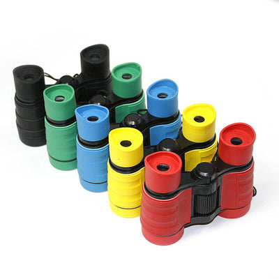 Newest 4x30 Plastic Children Binoculars Pocket Size Telescope Maginification For Kids Outdoor Games Boys Toys Gift