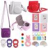 7 in 1 Instant Film Camera Accessories Bundles for Fujifilm Instax Mini 8 (Case/Album/Sticker/Frames/Color Lens/Filters/Strap)