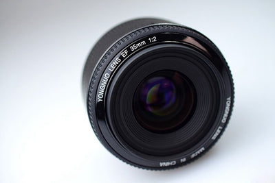 Ready Stock ! YONGNUO 35mm f2  Camera Lens lenses Large Aperture Auto Focus for Canon5D 500D 400D 650D 600D 450D 60D 7D