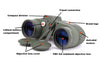 Binocular Military 10x50 professional Marine binoculars Waterproof Digital Compass telescope high power lll vision