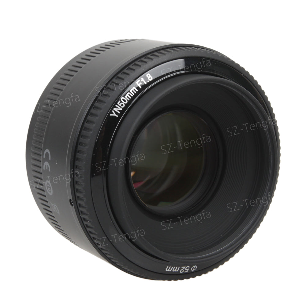 YONGNUO YN 50mm Lens fixed focus lens EF 50mm F/1.8 AF/MF lense Large Aperture Auto Focus Lens For Canon DSLR Camera