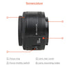 YONGNUO YN 50mm Lens fixed focus lens EF 50mm F/1.8 AF/MF lense Large Aperture Auto Focus Lens For Canon DSLR Camera