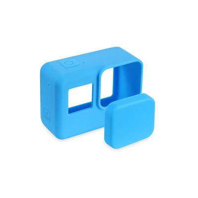 Go Pro Accessories Action Camera Case Protective Silicone Case Skin +Lens Cap cover for GoPro Hero 5 Black Hero 6 Camera